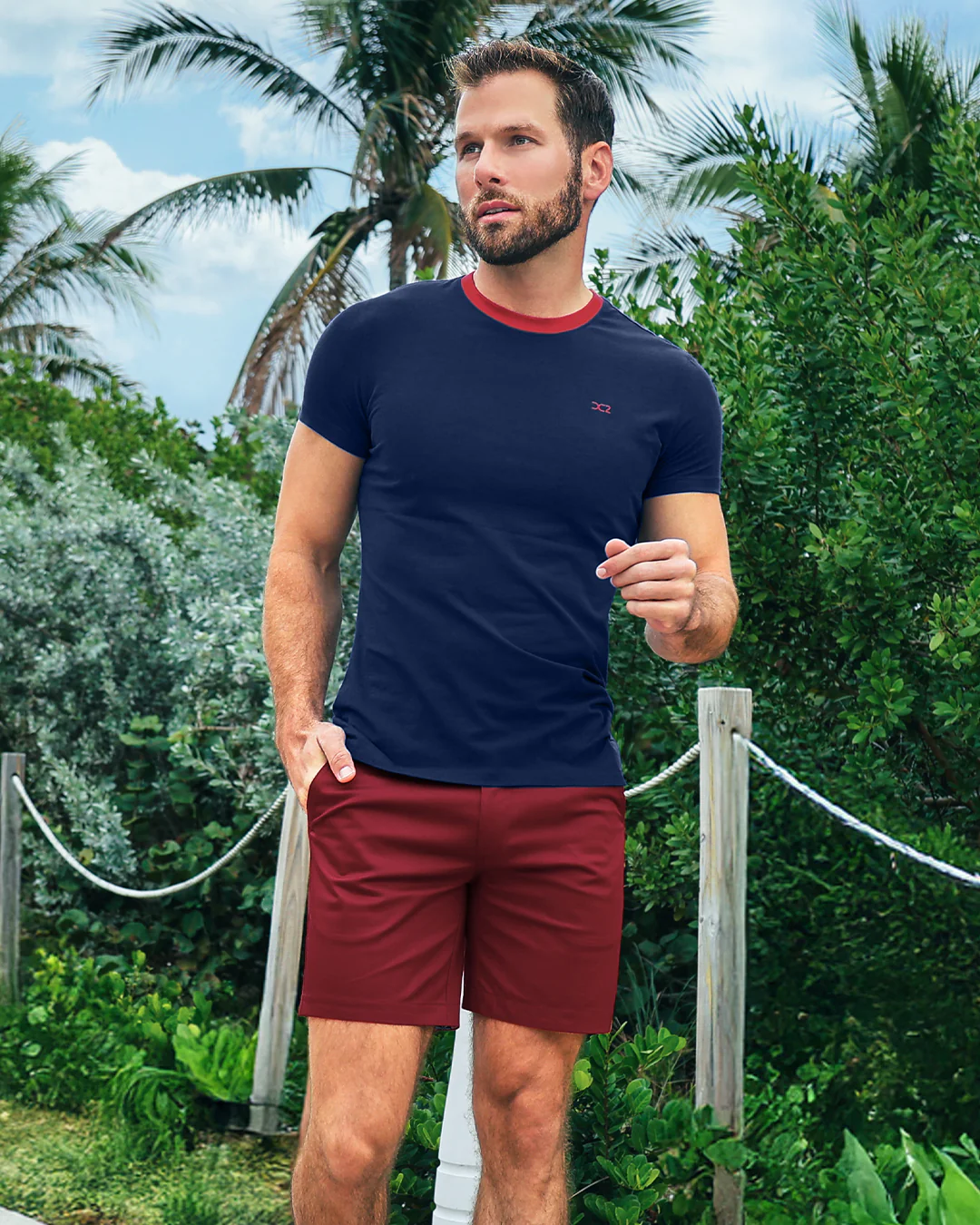 FONTAINE BLUE - T-Shirt Pima Cotton Peru | DC2 - Image 7