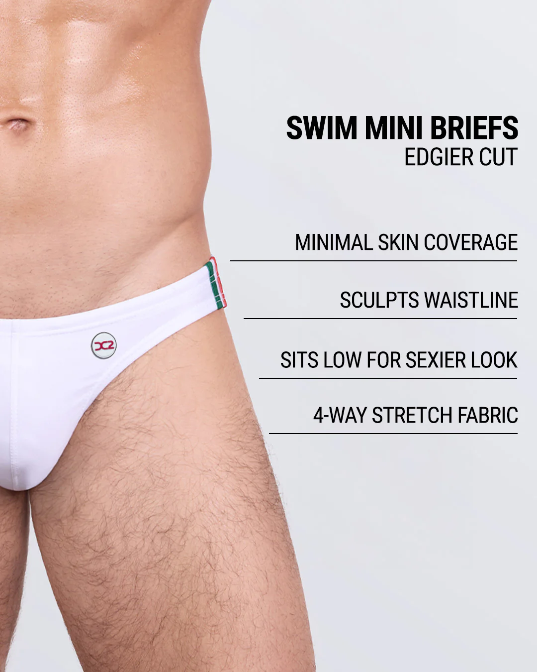 FORZA WHITE - Swim Mini Brief | DC2 - Image 4