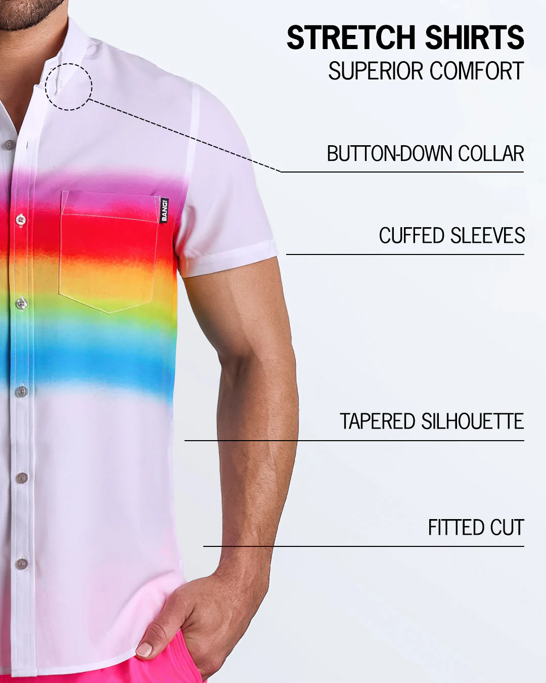 GIMME YOUR LOVE - Stretch Shirt - Image 4