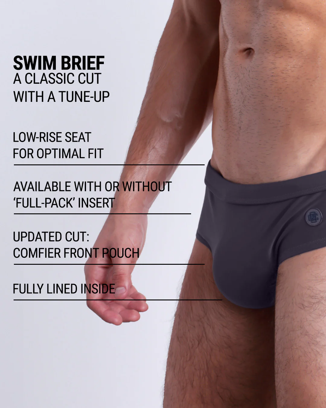GOTHAM GREY - Swim Brief | DC2 - Image 5