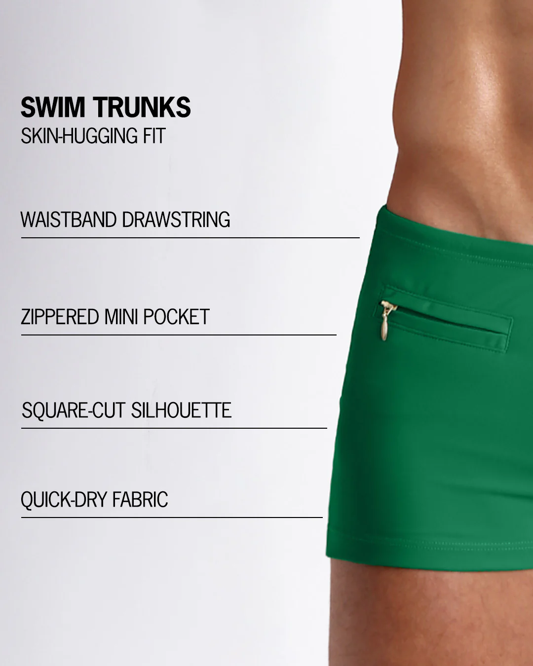 GREEN RUSH - Swim Trunks - Image 5