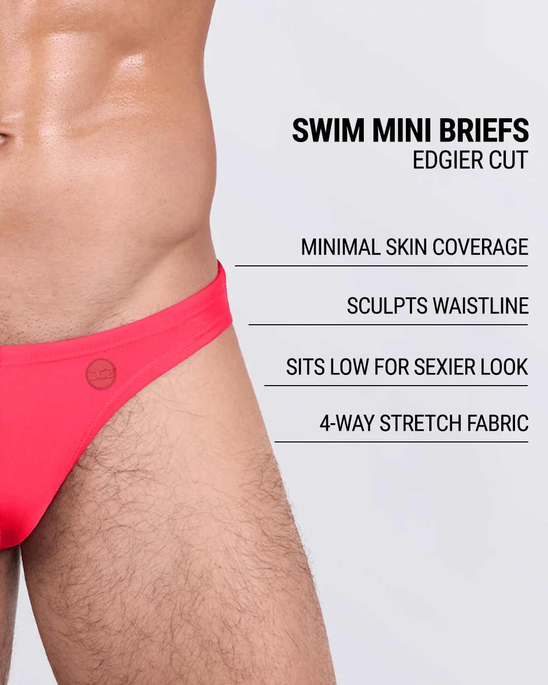 HIGH VOLTAGE RED - Swim Mini Brief | DC2 - Image 4