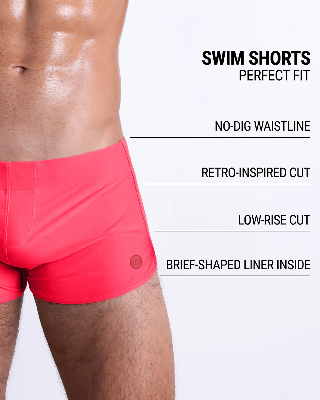 HIGH VOLTAGE RED - Swim Shorts | DC2 - Image 4