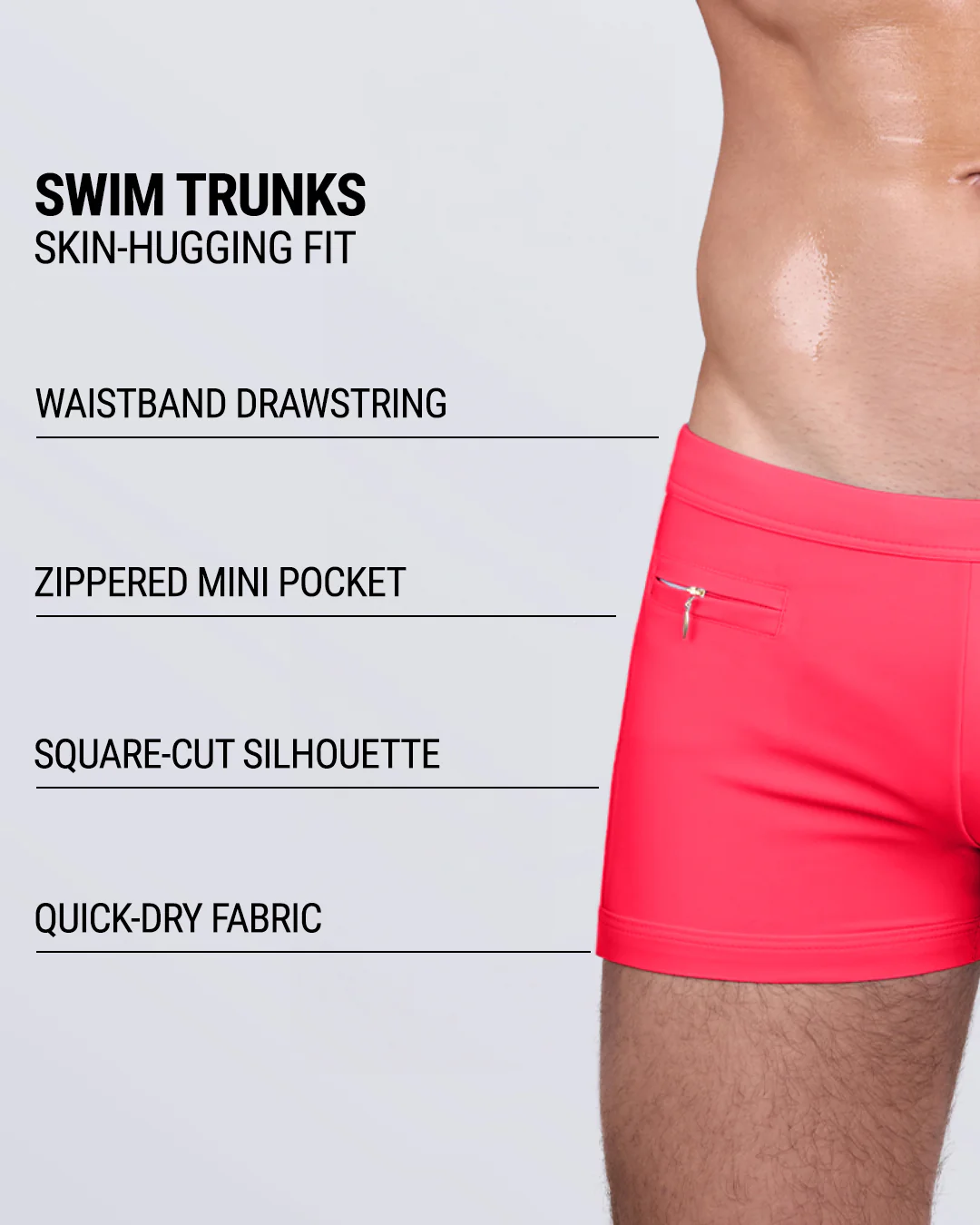 HIGH VOLTAGE RED - Swim Trunks | DC2 - Image 4
