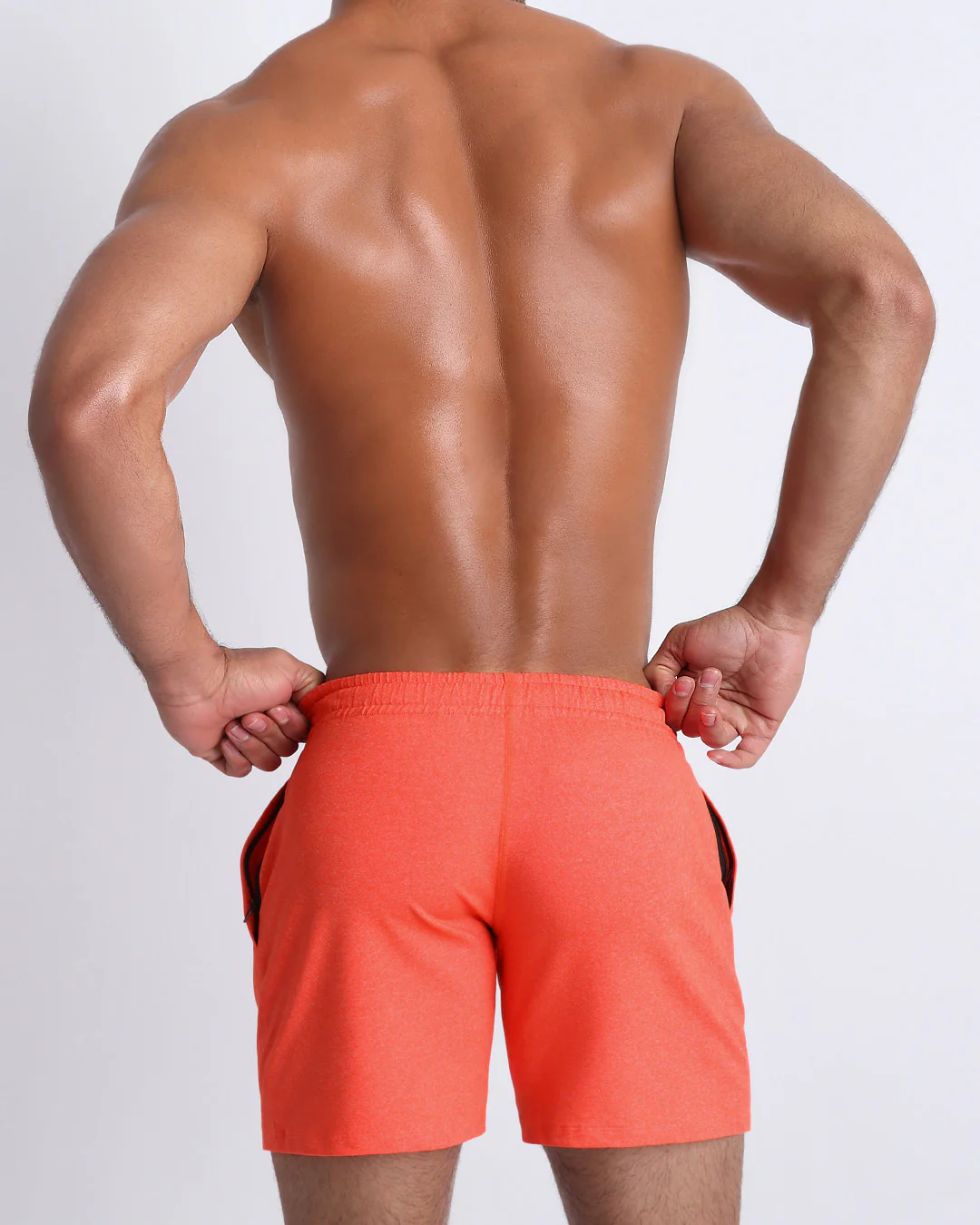 PUMPED ORANGE - Jogger Shorts - Image 3
