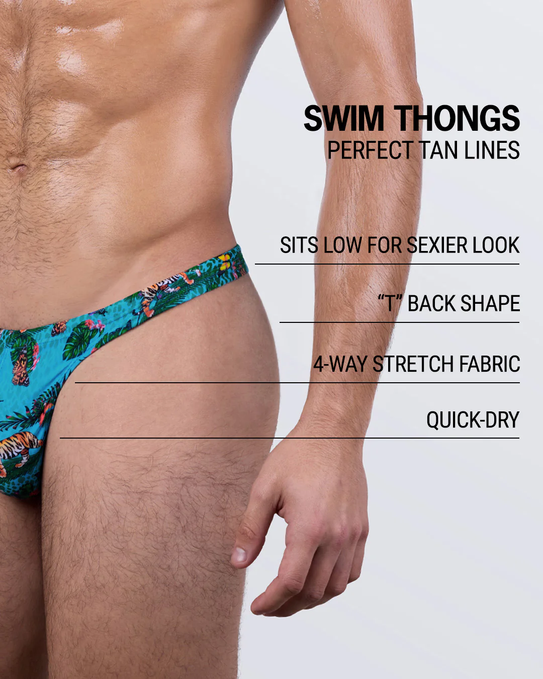 JUNGLE BOOGIE - Swim Thong | DC2 - Image 4