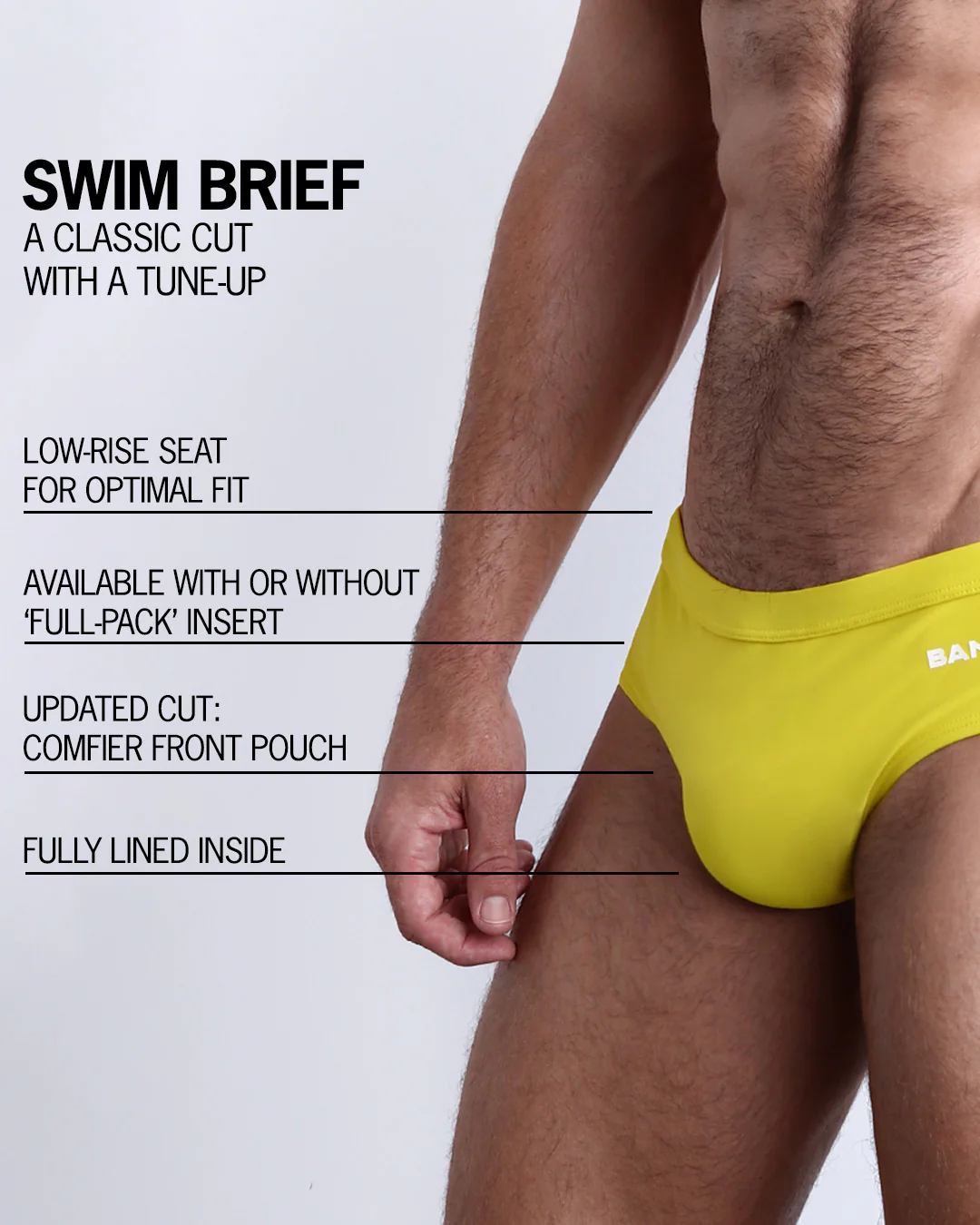 KOKOMO YELLOW - Swim Brief - Image 4