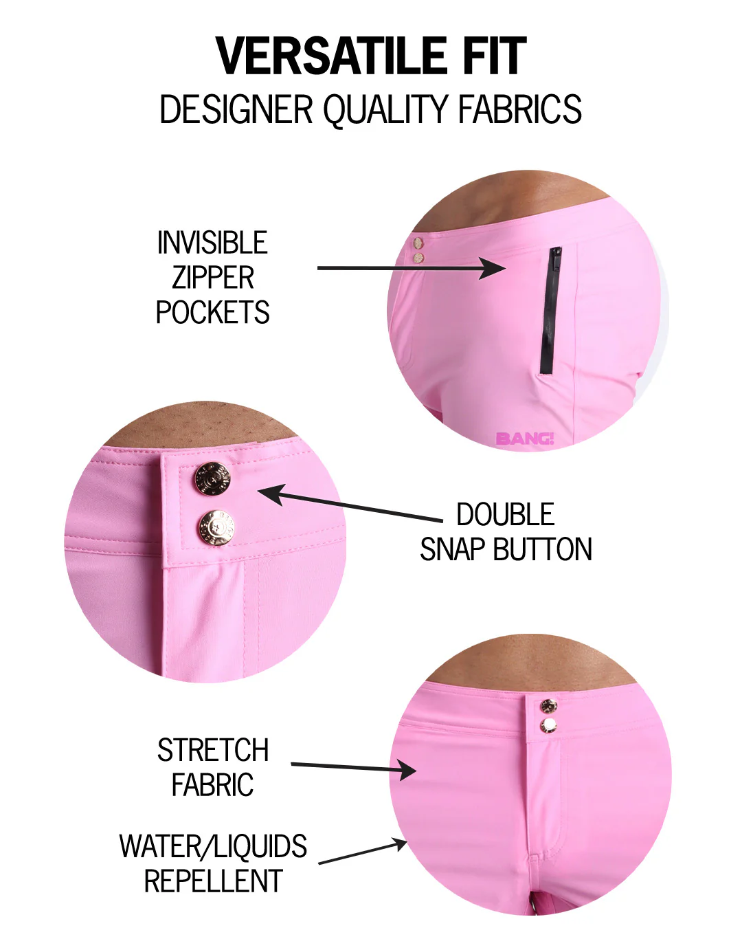 LA BEACH EN ROSE - Beach Shorts - Image 5