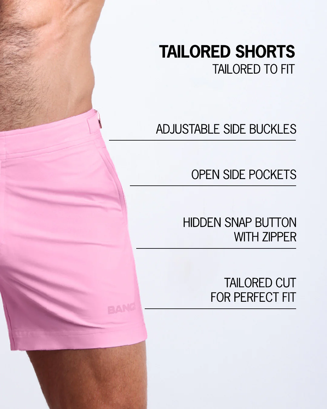 LA BEACH EN ROSE - Tailored Shorts - Image 5