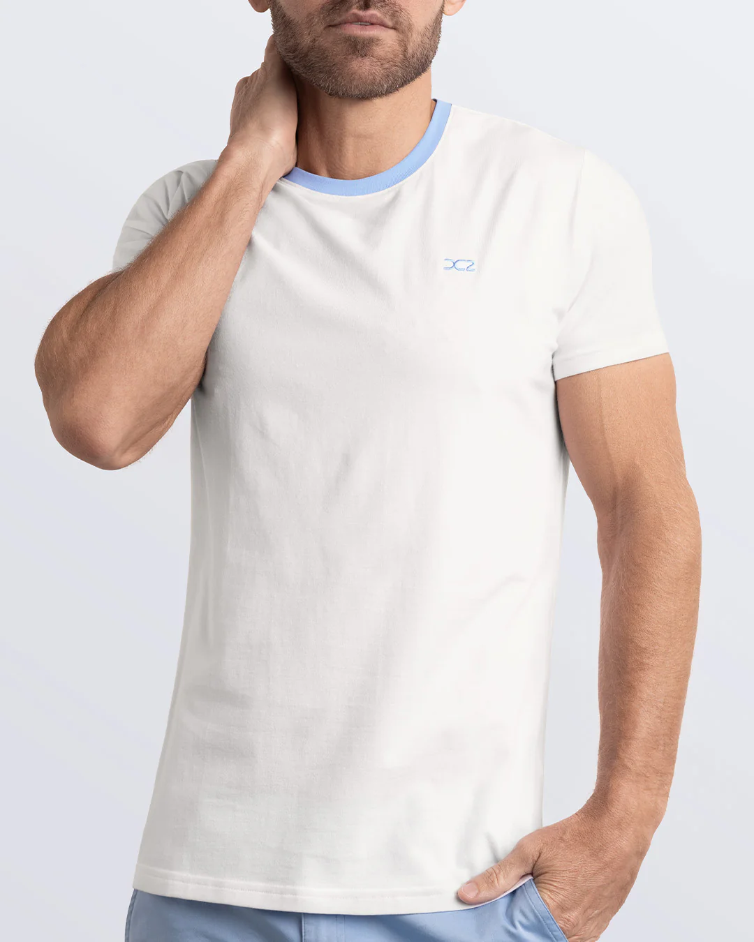 LOTUS WHITE - T-Shirt Pima Cotton Peru | DC2 - Image 4