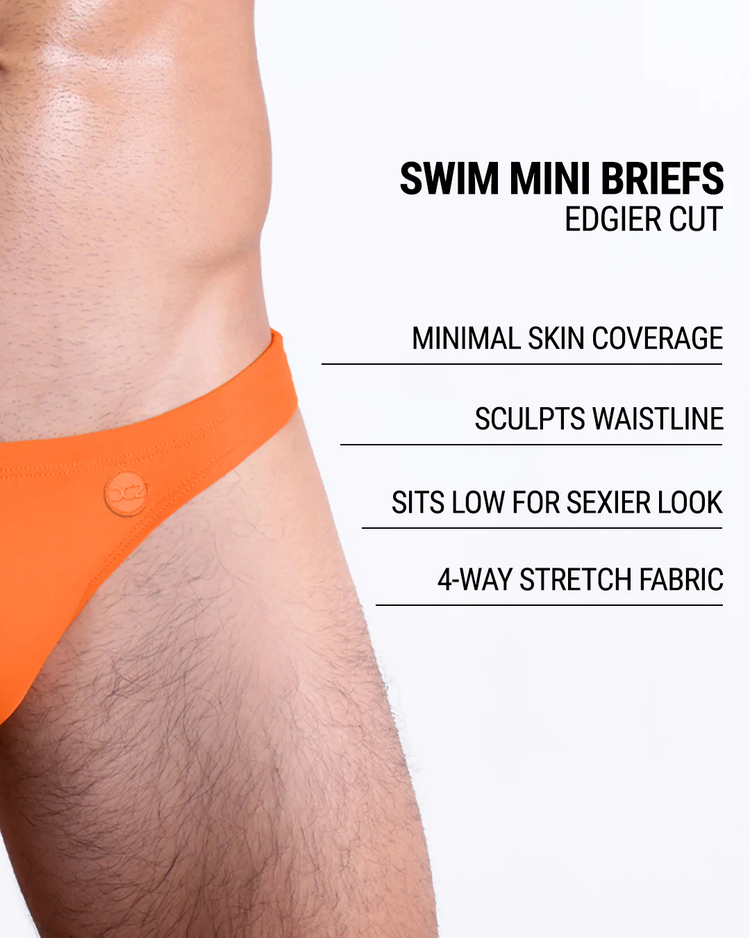 MATCH POINT ORANGE - Swim Mini Brief | DC2 - Image 4