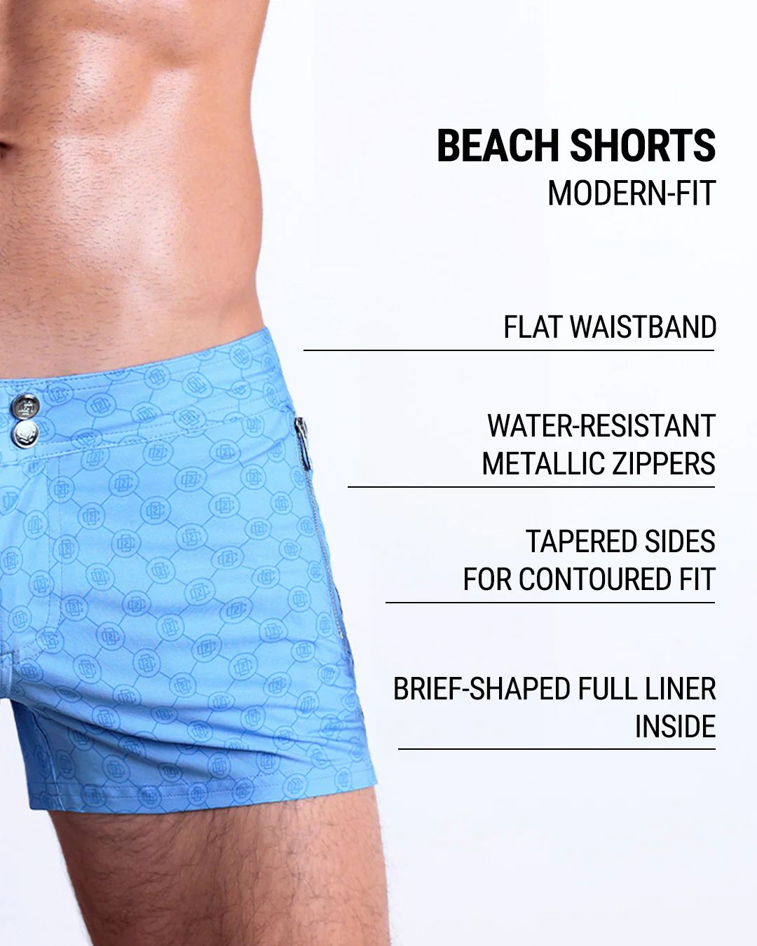 MONO BLUE - Beach Shorts | DC2 - Image 5