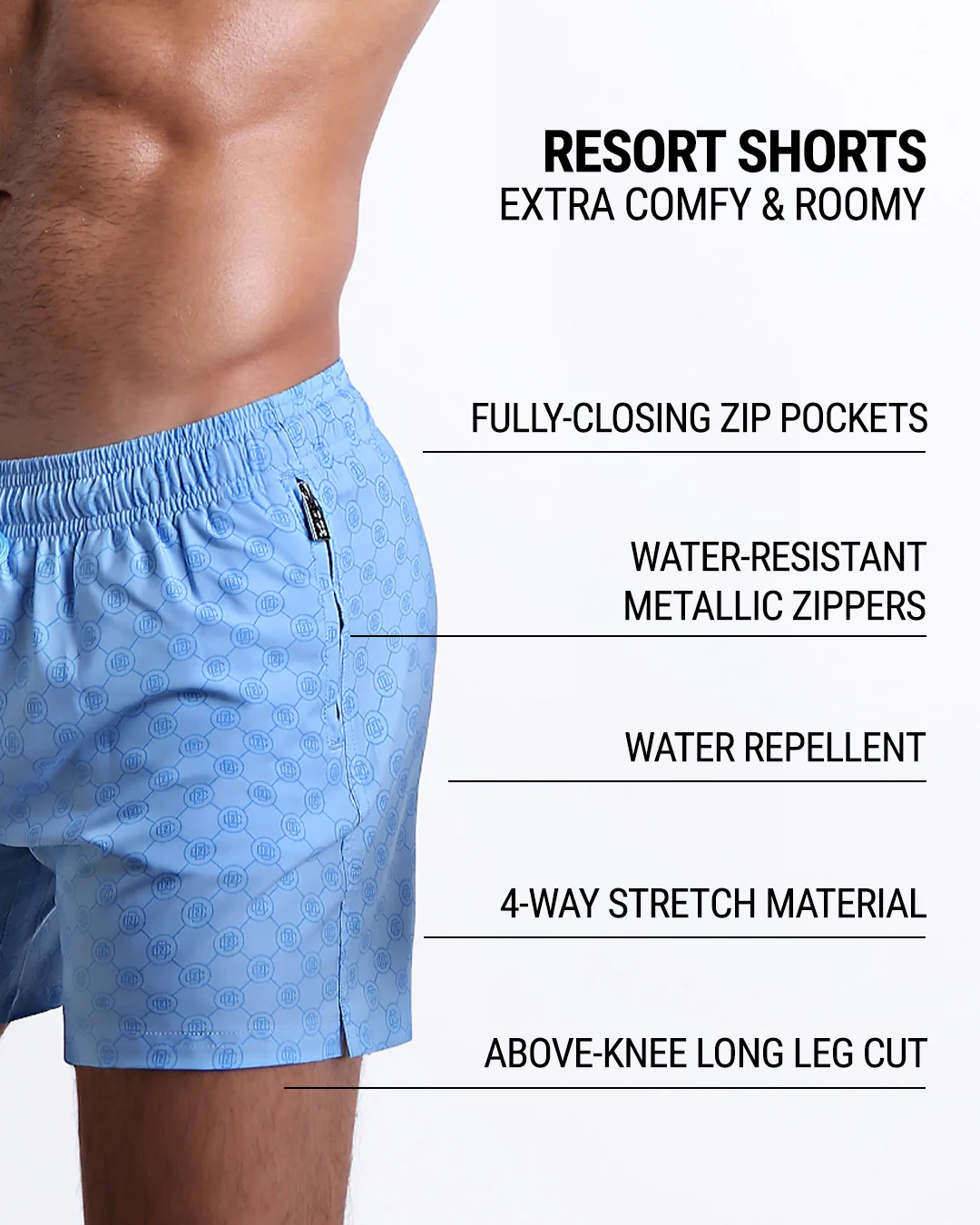 MONO BLUE - Resort Shorts | DC2 - Image 5