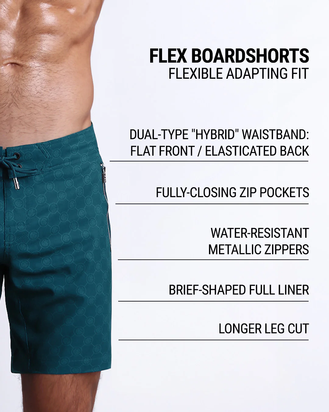 MONO TEAL - Flex Boardshorts | DC2 - Image 6