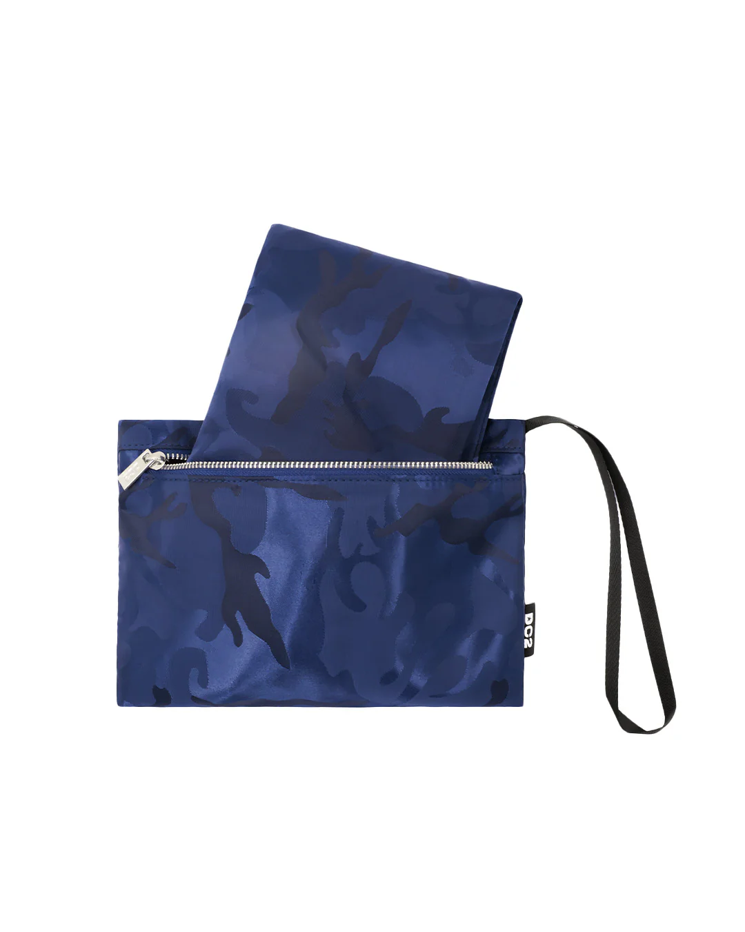 NAVY BLUE CAMO - Poolside Tote Bag Foldable/Portable | DC2 - Image 6