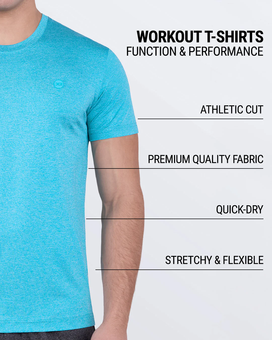 OLYMPIC BLUE - Fitness T-Shirt | DC2 - Image 4