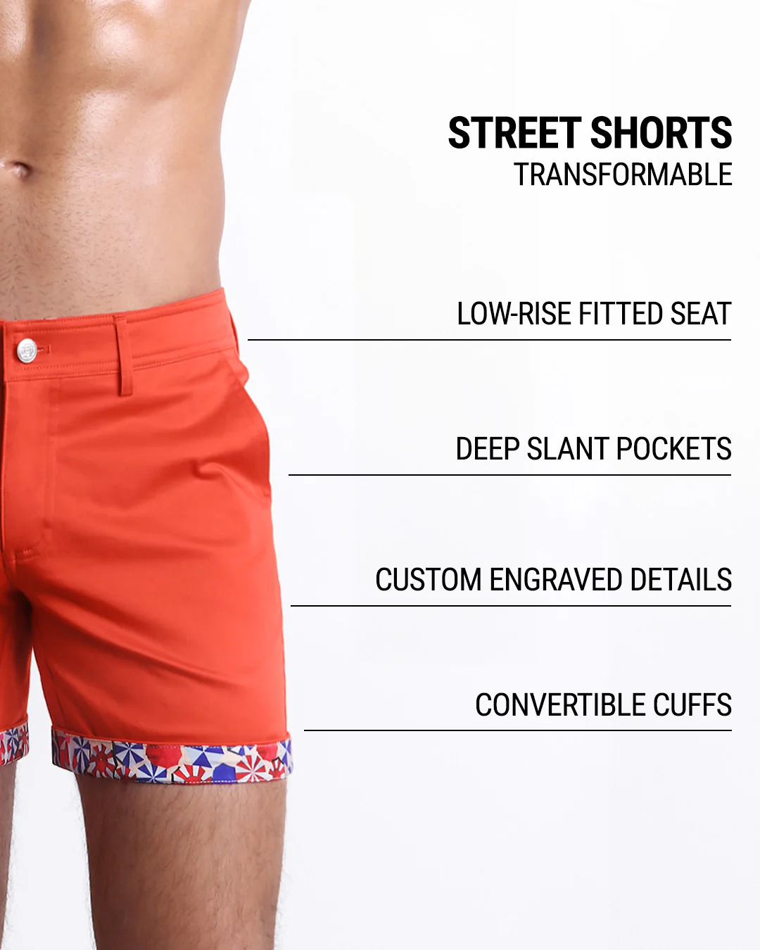 ORANGE FLOW - Street Shorts | DC2 - Image 5