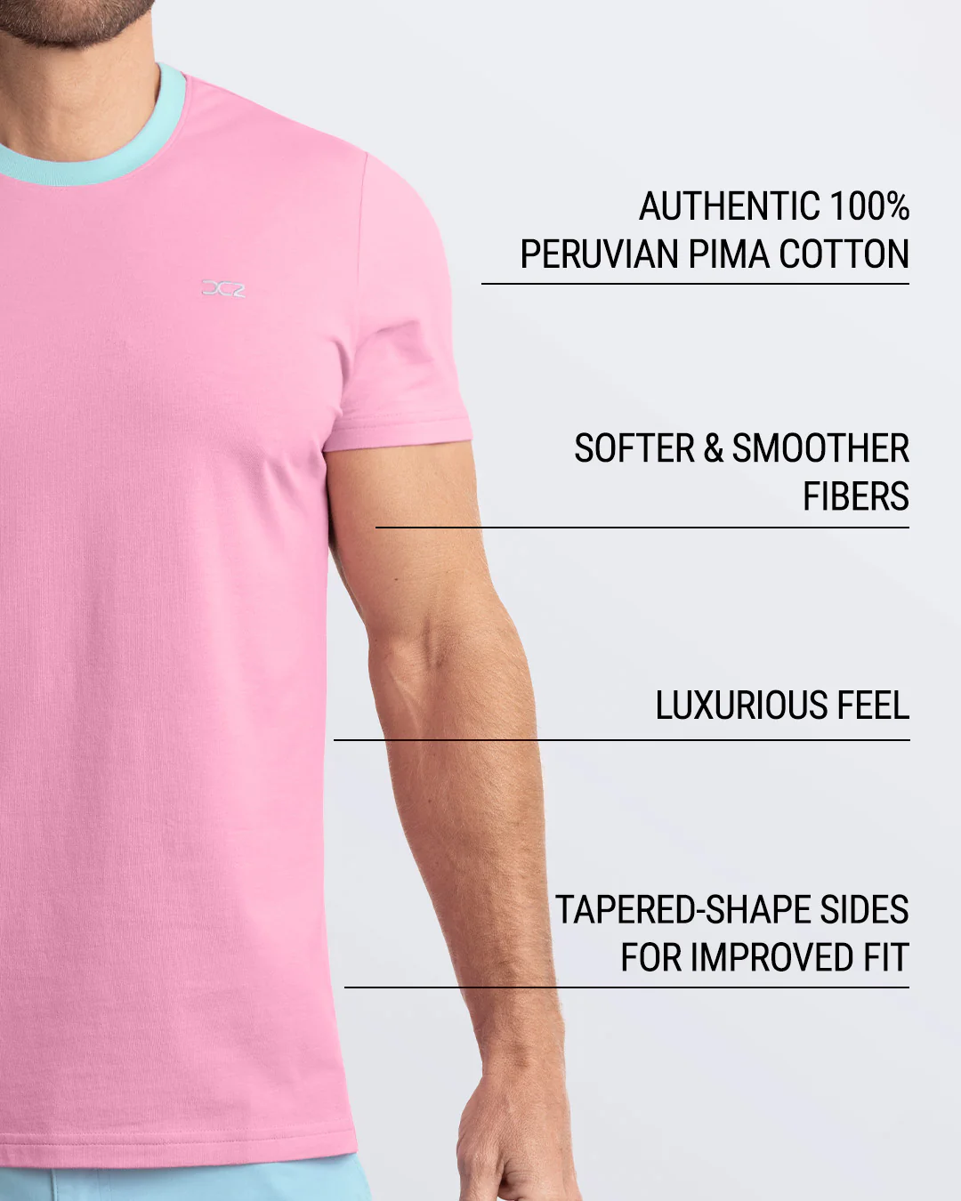 PADAM PINK - T-Shirt Pima Cotton Peru | DC2 - Image 5