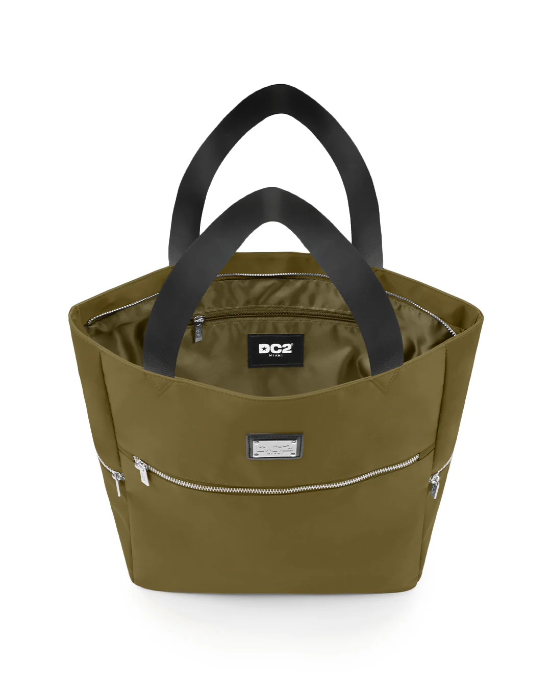 PALM GREEN - Poolside Tote Bag Foldable/Portable | DC2 - Image 8