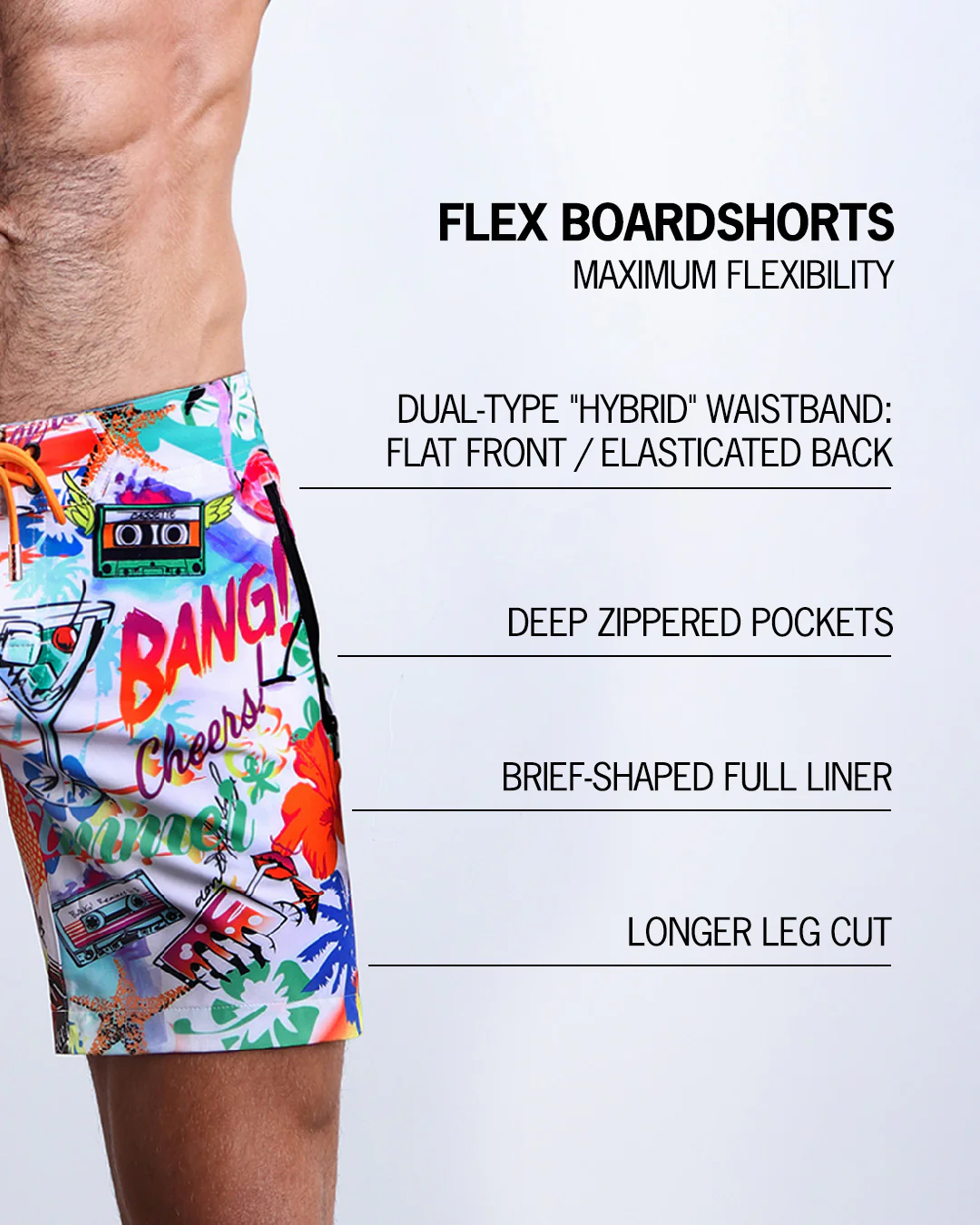 PEOPLE FROM IBIZA - Flex Boardshorts - Image 5
