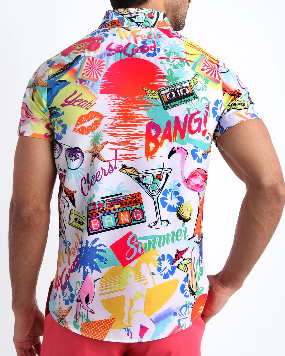 PEOPLE FROM IBIZA - Stretch Shirt - Image 3