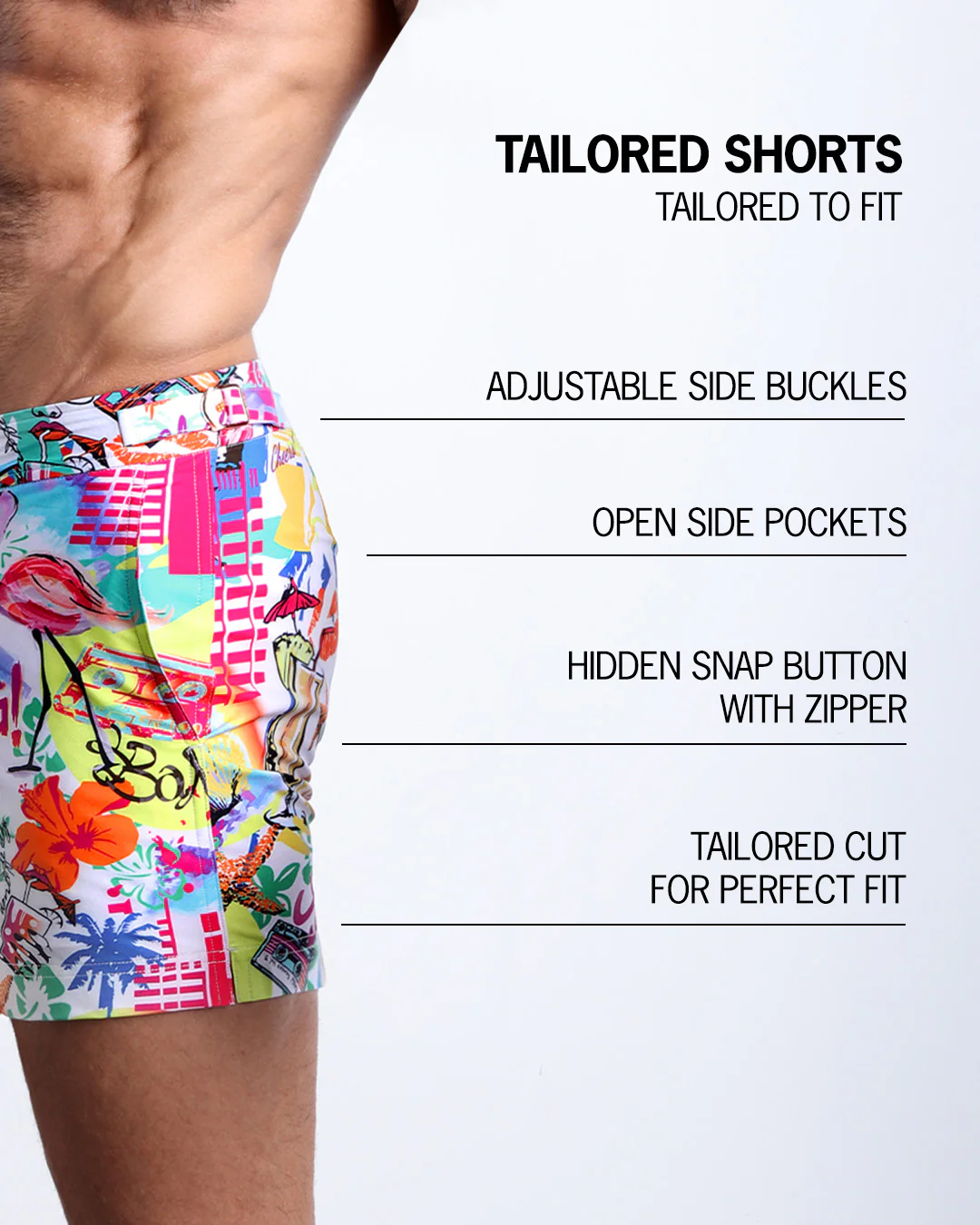 PEOPLE FROM IBIZA - Tailored Shorts - Image 7