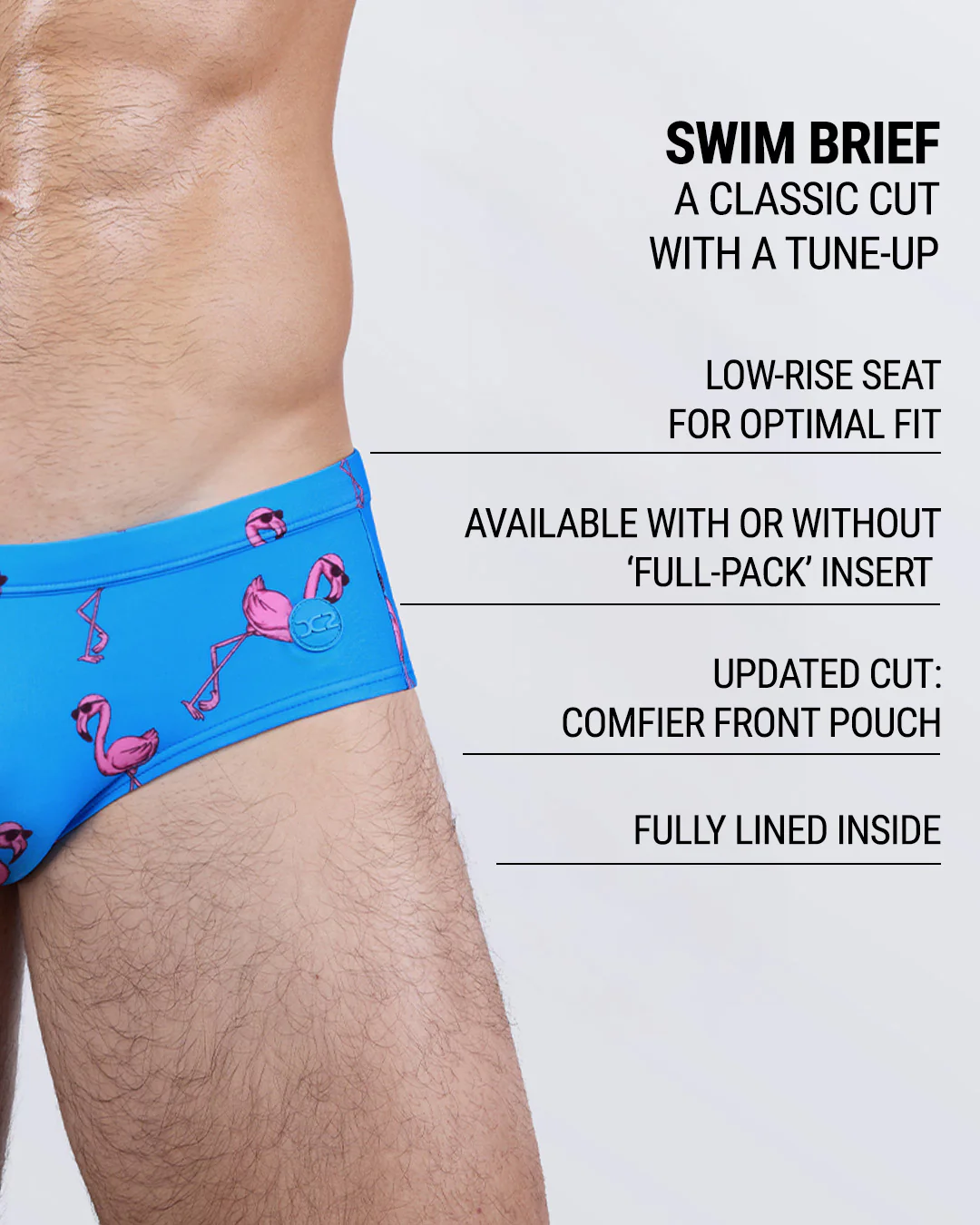 PINK FLAMINGOS - Swim Brief | DC2 - Image 4