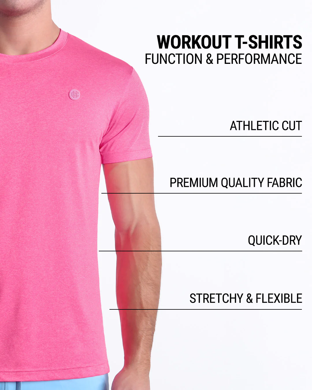 PINKTENSITY - Fitness T-Shirt | DC2 - Image 5