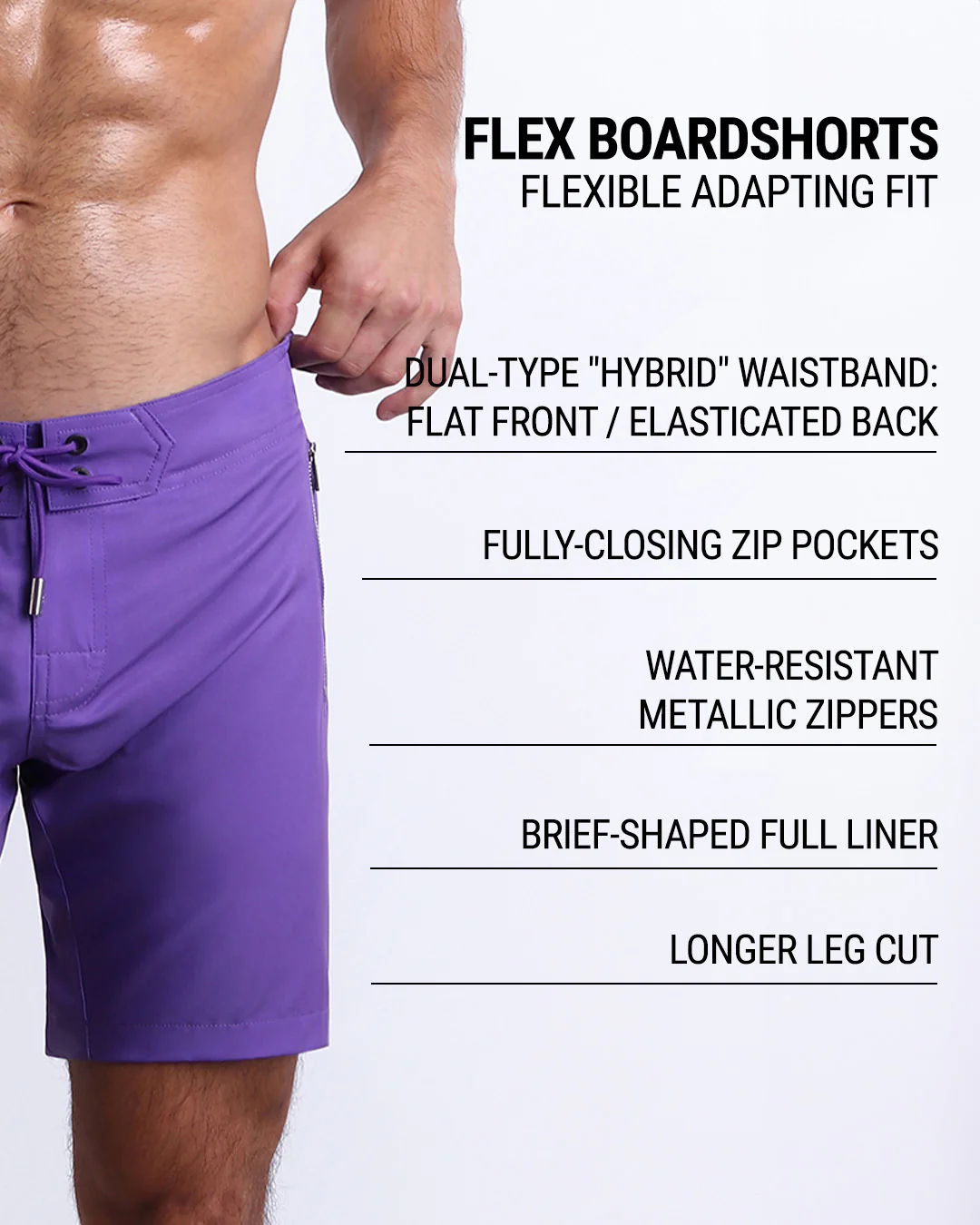 PURPLE MACHINE - Flex Boardshorts | DC2 - Image 6