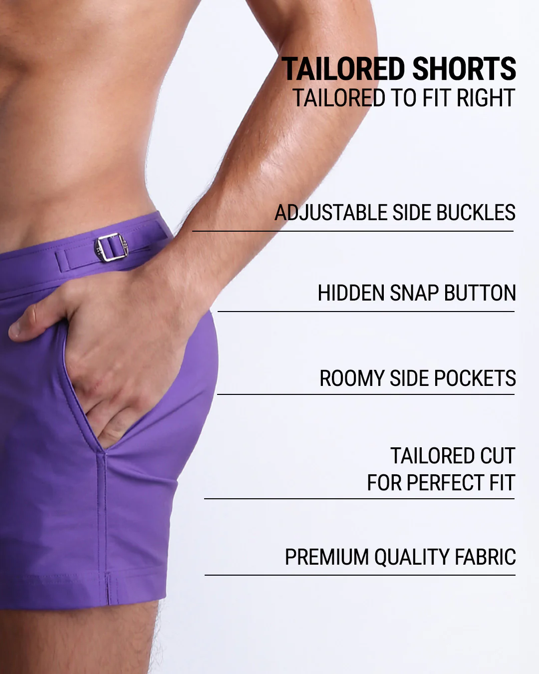 PURPLE MACHINE - Tailored Shorts | DC2 - Image 6