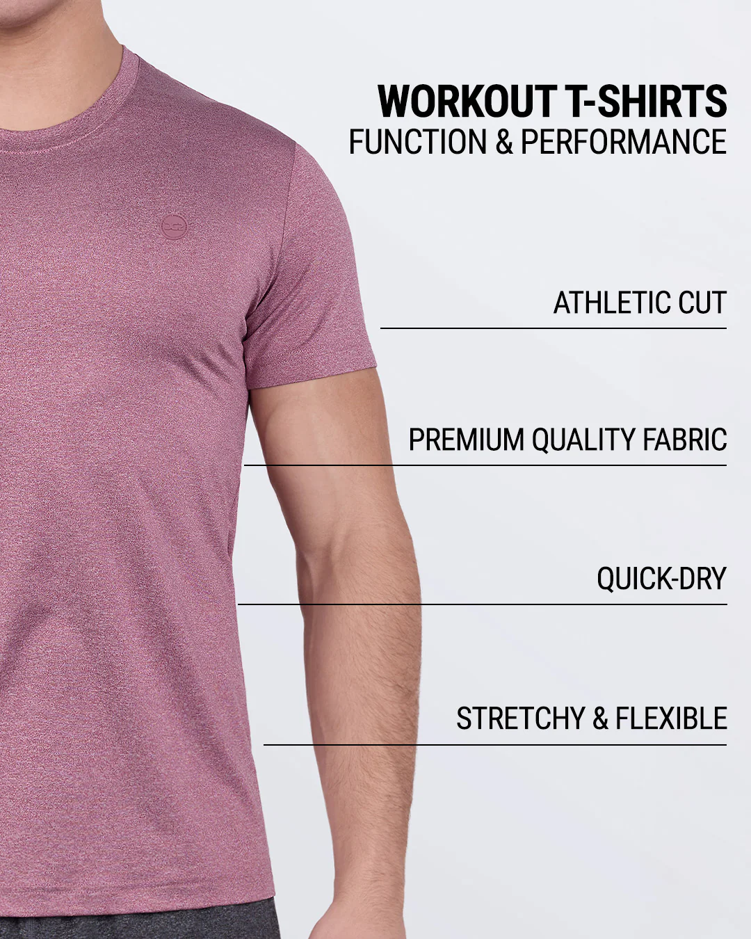 RIPPED CRIMSON - Fitness T-Shirt | DC2 - Image 4