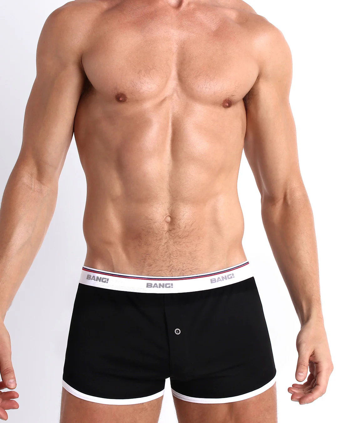 RISKY BLACK - Cotton Boxer Brief | Retro