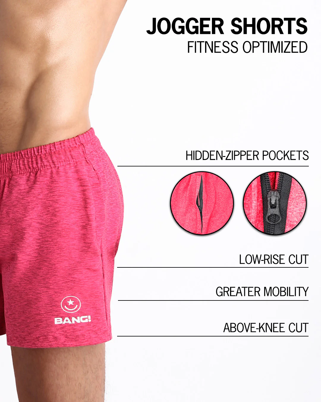 ROCKY PINK - Jogger Shorts - Image 4