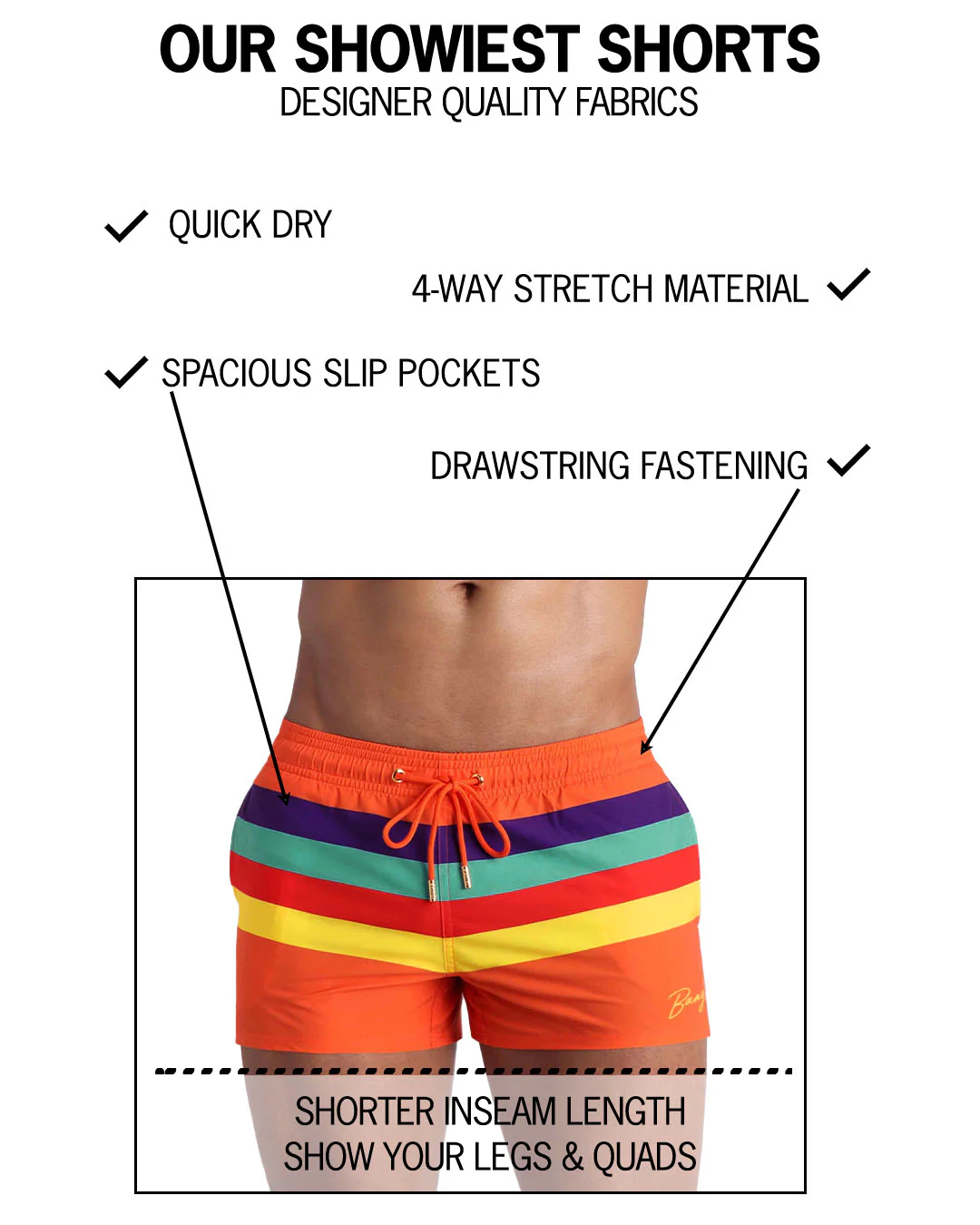 STRIPE'A'POSE REMIX - Show Shorts - Image 5
