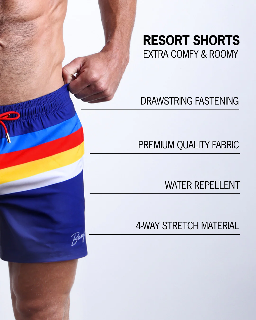 STRIPE'A'POSE - Resort Shorts - Image 5