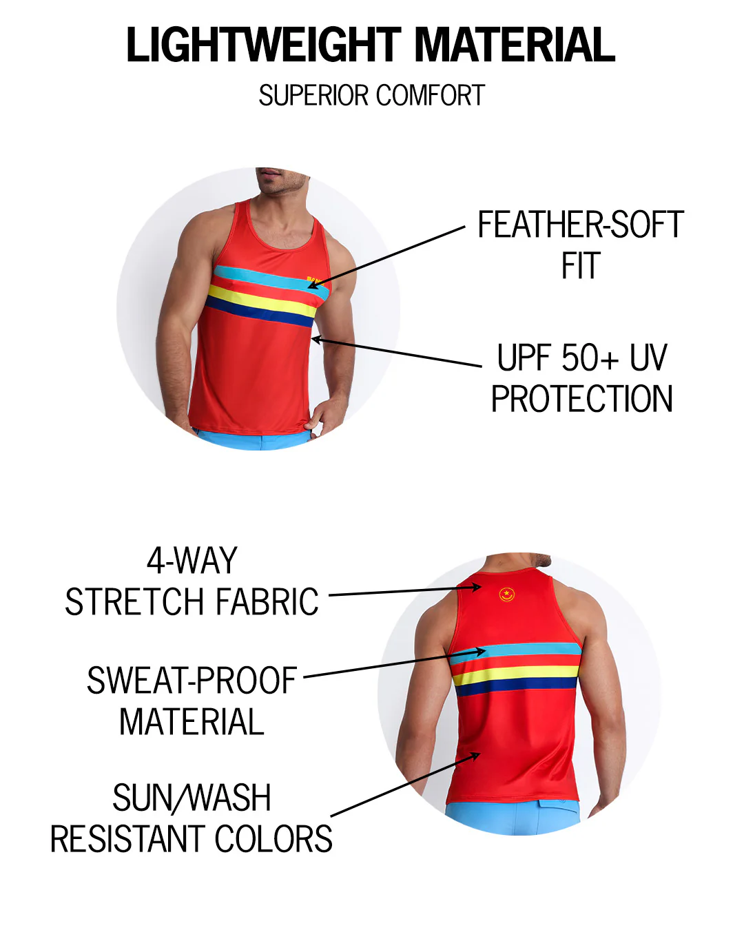 STRIPE'A'POSE ROUX - Tank Top - Image 5