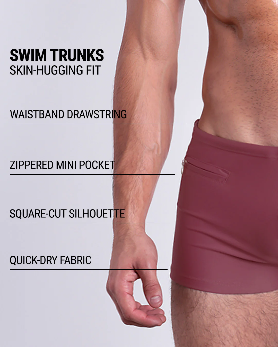 SUNKISSED RED - Swim Trunks | DC2 - Image 4