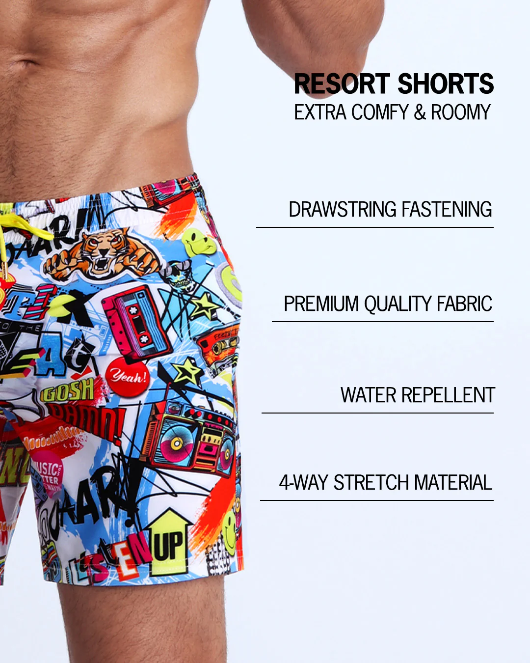 SUPER POP - Resort Shorts - Image 4