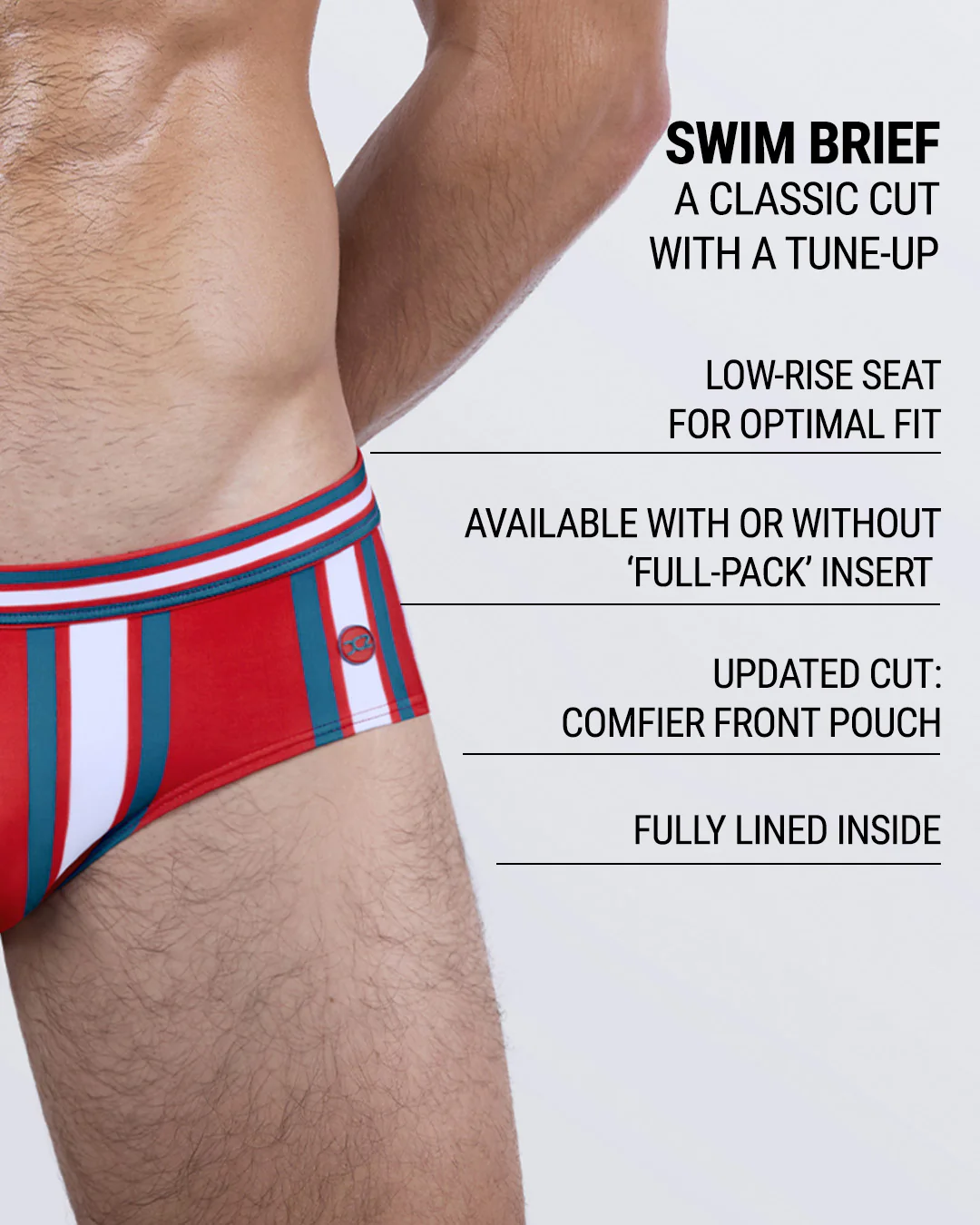 SWIFT STRIPES - Swim Brief | DC2 - Image 4