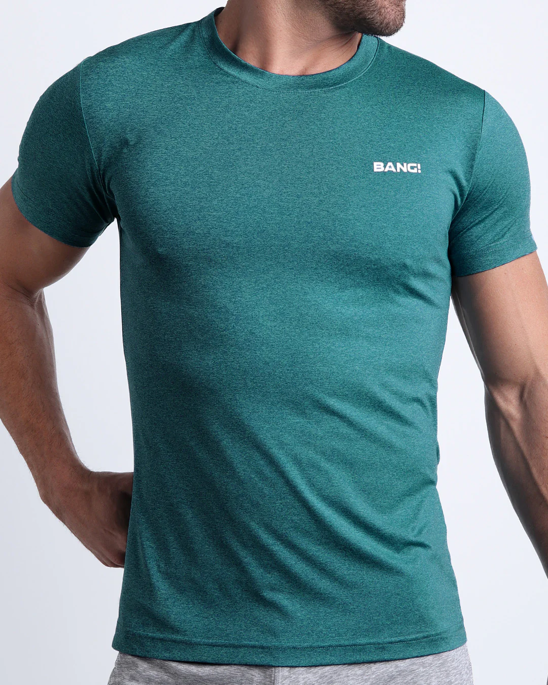 TRAINER TEAL - Workout T-Shirt