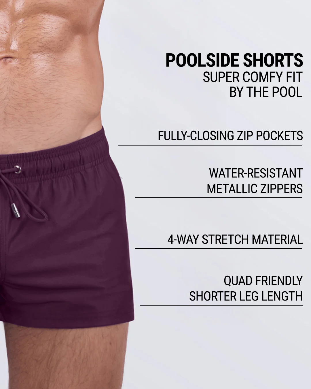 VERY BERRY - Poolside Shorts | DC2 - Image 4