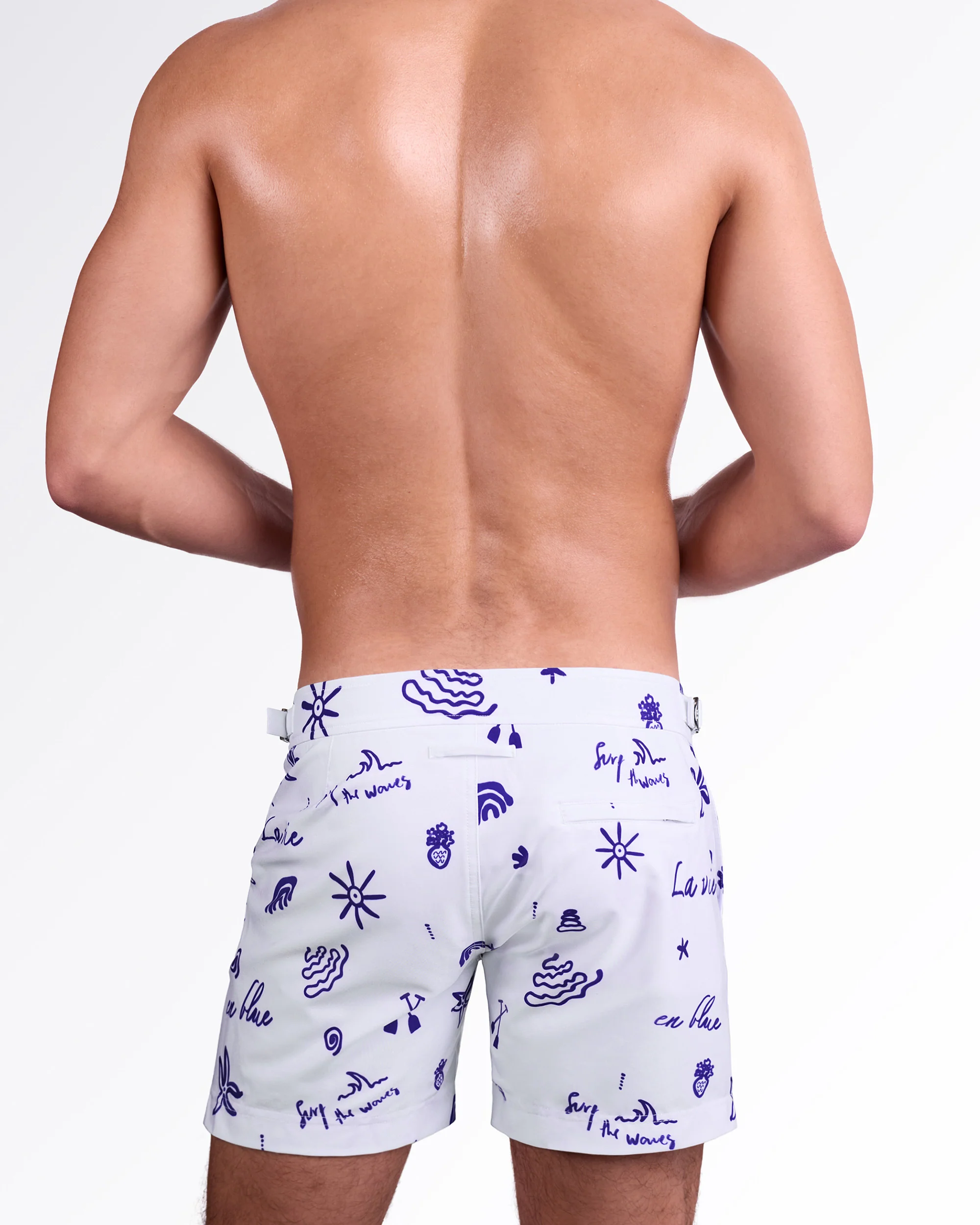 VIVA LA VIDA (BLUE) - Tailored Shorts | DC2 - Image 3