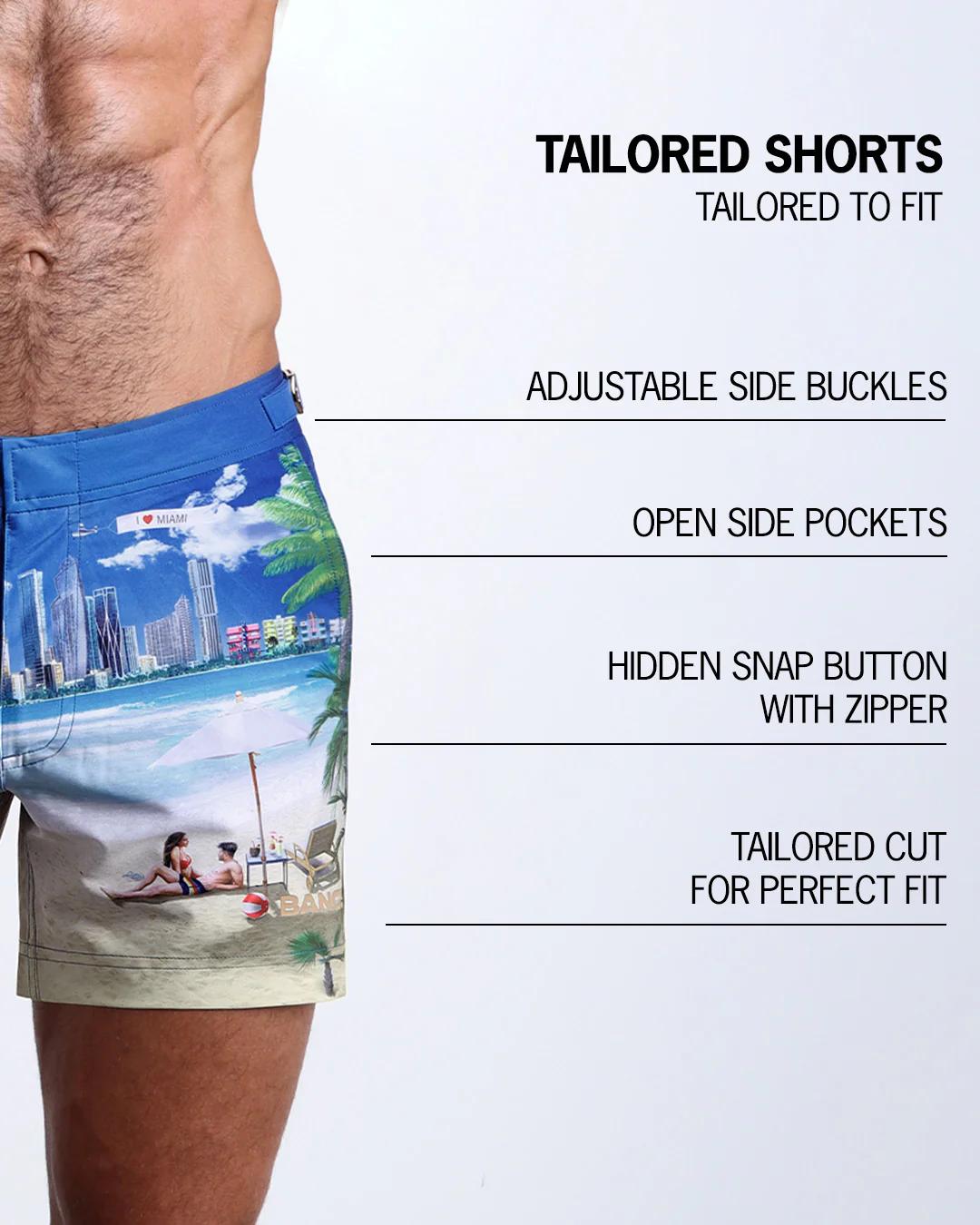 WISH YOU WERE HERE - Tailored Shorts - Image 6